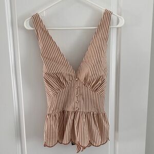 Express Striped Top size M